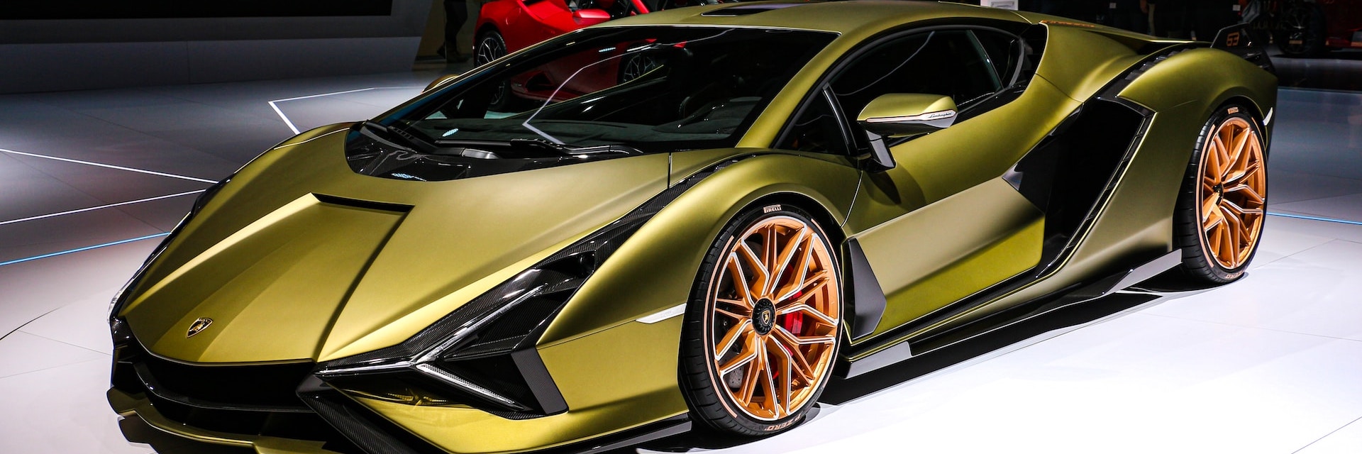 New Ferrari at auto show